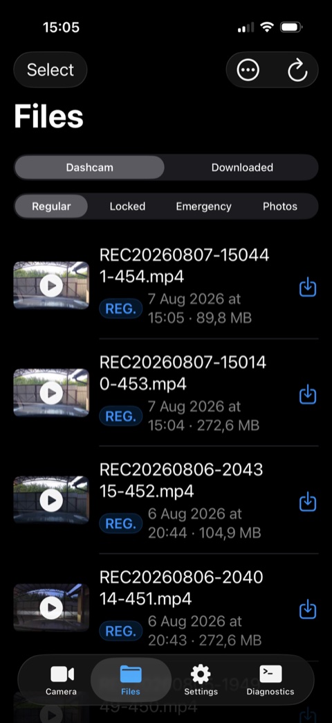 My DASHCAM — screenshot 3
